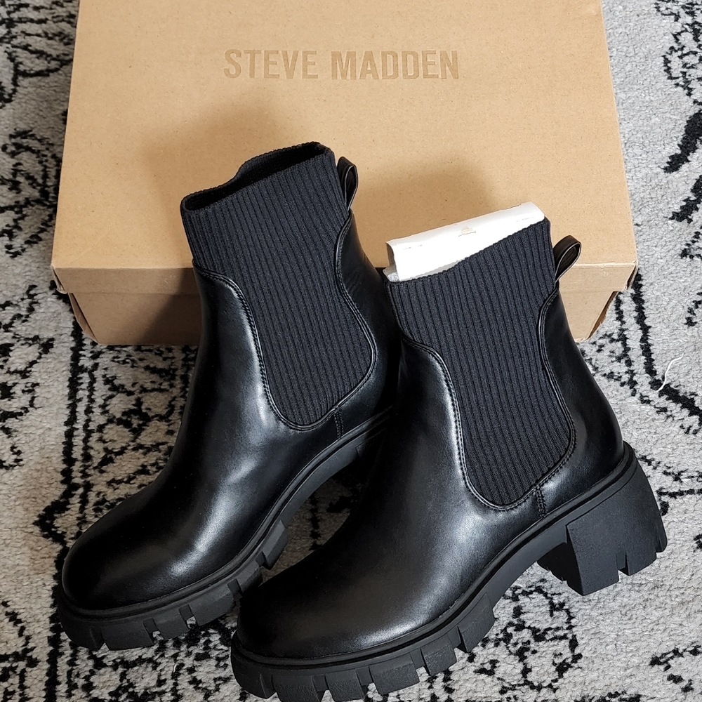 Steve Madden Hayle black boots